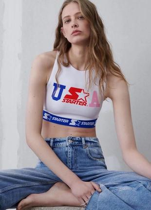 Топ из лимитированной коллекции zara starter,p. s