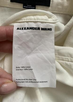 Alexander wang дизайнерская рубашка9 фото