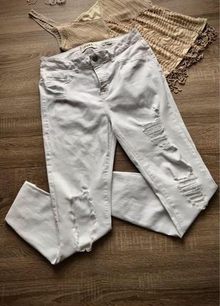 Джинси, білі джинси skinny new look
