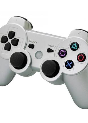 Джойстик беспроводной геймпад ps3 для sony playstation ps серый1 фото