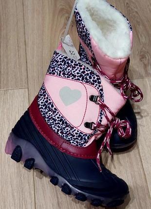 Сапоги-ботинки (сноубутсы) немецкой фирмы lupilu 24, 25, 26, 28, 29