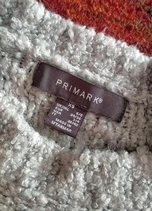 Красивый твидовый свитер 'primark'7 фото