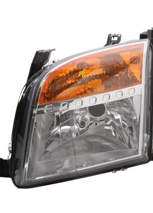 Ліва передня фара ford fusion 2006-2012 h4 з оранж.вказівником, авт. реєстр. з моторчиком 431-1198lmld-em (форд фьюжн)