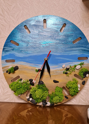 Годинник🕰 ручна робота 👐еко матеріали ♻️