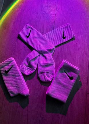Шкарпетки nike dri-fit | носки найк драй-фіт високі5 фото