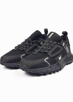 Reebok zig kinetica edge черные с белым
