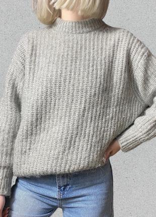 Базовый свитер zara с красивым составом1 фото