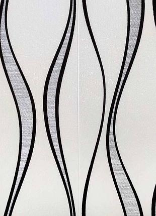 Самоклеюча 3d панель білі хвилі 700x700x5мм (195) sw-00000767