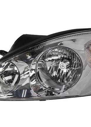 Левая передняя фара kia ceed 2006-2009 h7/h1, автом. рег. 223-1126l-ld-em
