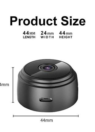 Бездротова міні камера відеоспостереження wi-fi fullhd 1080