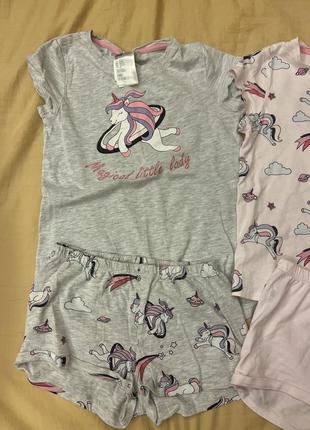 Піжама пижама h&m, пижама с пони 8-10 років