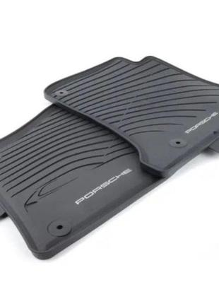 Оригинальные коврики porsche cayenne 2010-, резиновые (4х зонн.климат) 4шт 958044801571e0