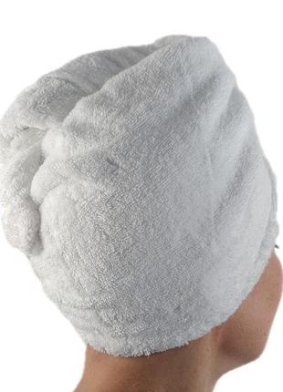 Полотенце из микрокоттона 100% хлопка.полотенце-тюрбан для сушки волос.чалма для волос.