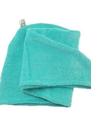 Рушник з мікрокоттона 100% бавовни.тюрбан для сушіння волосся.чалма для волосся.