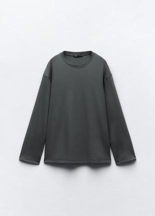 Zara лонгслів, футболка з довгими рукавами, светр, реглан, джемпер, лонгслив, кофта5 фото