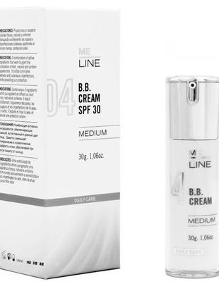 Тональний сонцезахисний зволожуючий крем з spf 30 me line bb cre3 фото