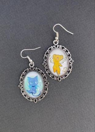 Аниме серьги сакура собирательница карт, кероберес и спинель сан