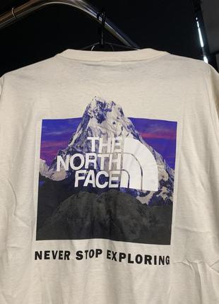 Футболки the north face великий логотип на спині гори америка унсекс7 фото