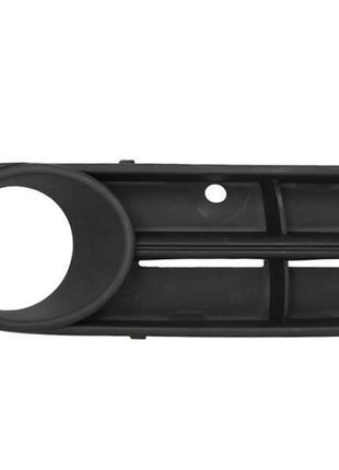 Решітка бампера skoda fabia/roomster 07-10 ліва з отворами для п/тум. (крім rs) 6408 911, 5j08536659b9