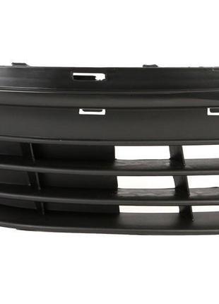Решітка бампера volkswagen golf v combi/jetta v 07-10 права без отворів для противотуманок без вії