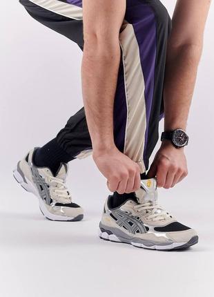 Чоловічі кросівки asics gel nyc gray silver сірі замшеві спортивні кросівки асикс гель демісезонні10 фото