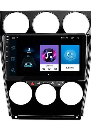 Штатная магнитола lesko для mazda 6 i (gg) рестайлинг 2005-2008 экран 9" 1/16gb wi-fi gps base 6шт