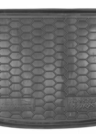 Коврик в багажник toyota yaris (2015-) нижняя полка (тойота ярис) 111611 avto-gumm