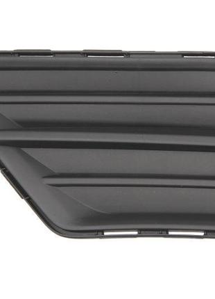 Решетка бампера volkswagen caddy iii 15- левая без отверстий для противотуманоксерая 7440 913