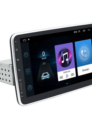 Автомобільна магнітола 10.1" lesko 3500 а 1din 2/32 android поворотний екран ips підтримка камер 1 шт.
