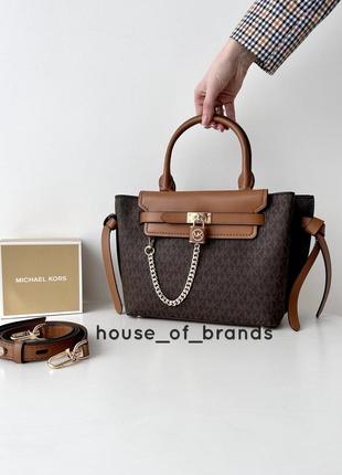 Жіноча сумка michael kors hamilton legacy belted satchel оригінал сумочка кросбоді майкл мішель корс