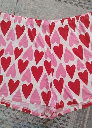 Домашні піжамні шорти з віскози tu батал