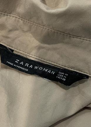 Стильная натуральная рубашка zara4 фото