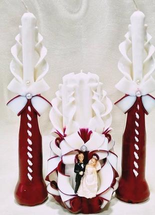 Свадебные свечи "семейный очаг"