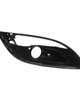 Решітка бампера opel astra j 12-15 права з отворами для противотуманок 5223 912, 13440453
