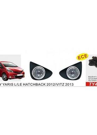 Фары доп.модель toyota yaris 2011-14/ty-496/h11-12v55w/эл.проводка (ty-496)