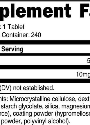 Мелатонін nutricost  10 мг, 240 таблеток5 фото