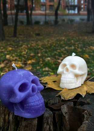 Соєві свічки череп ручної роботи skull формові воск свечи парафін