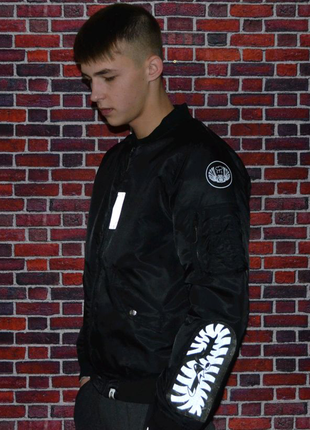 Бомбер bape wgm black