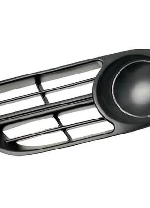 Решітка бампера skoda fabia 05-07 ліва без отворів для п/тум. 6406 911