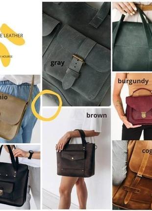 Удобная и вместительная женская сумка из натуральной кожи, сумка для повседневных прогулок, женская10 фото