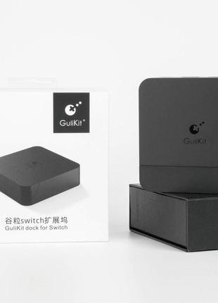 Док-станція gulikit switch,  для nintendo switch із підставкою для зарядки usb-c pd3 фото