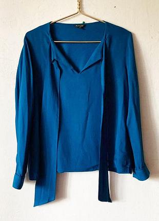 +красивая блуза с бантом massimo dutti 4