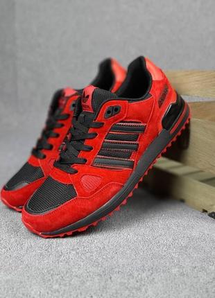 Кроссовки adidas zx 750 красные sin3 фото