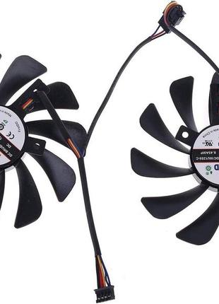 Охолоджувальний вентилятор kxl 2шт. 95 мм fdc10u12s9-c cf1010u12s сумісна для xfx-radeon rx580 rx590