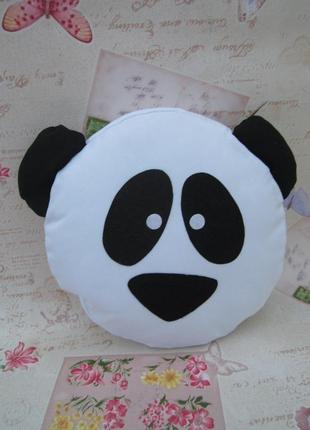 Подушка-смайлик emoji #25 панда1 фото