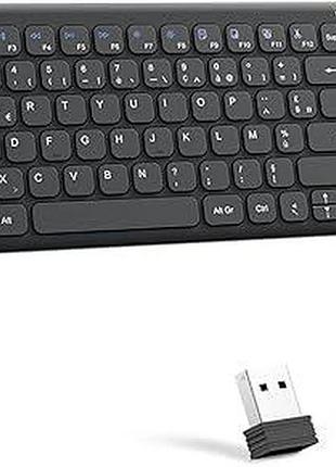 Беспроводная клавиатура omoton wk003 2.4 ггц, раскладка azerty