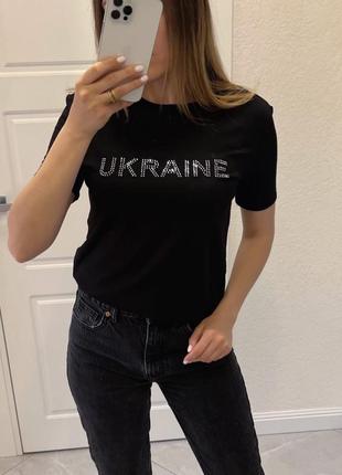 Патріотична жіноча футболка *ukraine*😍😍😍