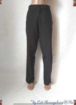 Новый классические базовые мужские брюки в сочном чёрном цвете, размер л-хл