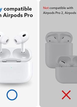 Чохол caseology vault для apple airpods pro (2019) – матовий чорний2 фото