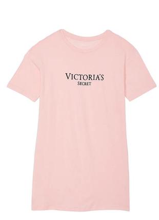 Ночная рубашка victoria’s secret cotton sleepshirt виктория сикрет3 фото